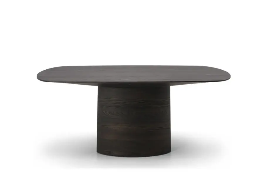 Eettafel 'Amalfi' - Rectangular - 180 cm - Black Oiled Oak