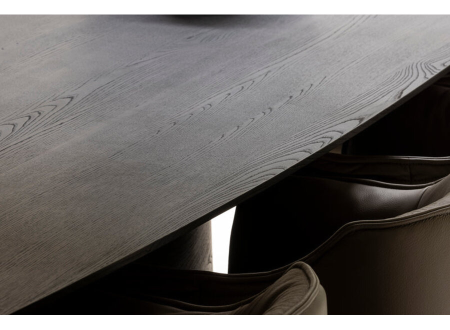 Eettafel 'Amalfi' - Rectangular - 300 cm - Black Oiled Oak