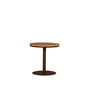 Table d'appoint 'Millor' - Ø50xH50 - Bronze/Teak