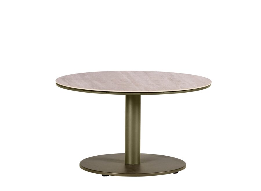Side table 'Millor' - Ø80xH40 - Olive