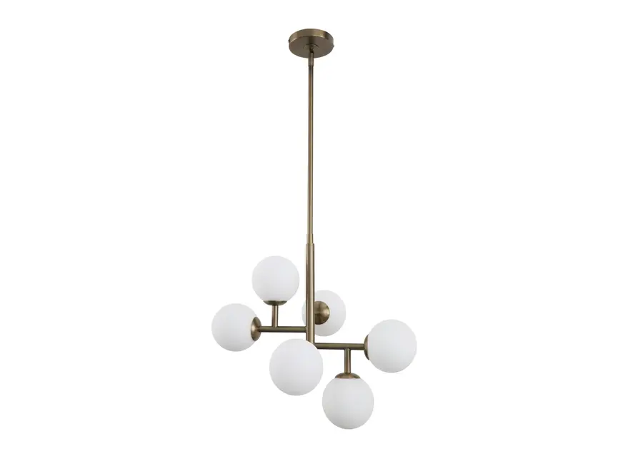 Lustre 'Churchill' - S - Milk Glass