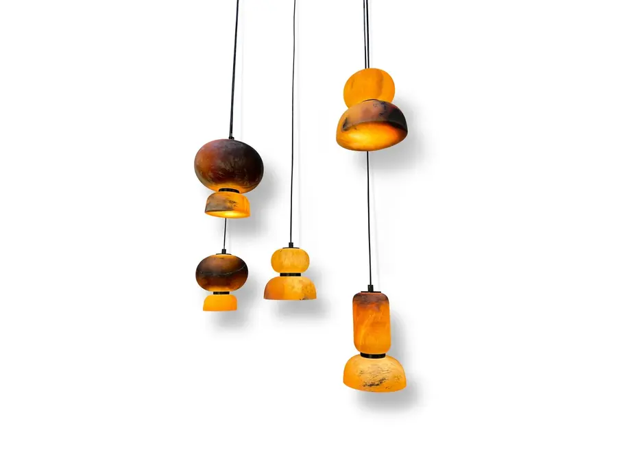 Hängelampe 'Belle' - B - Lava Stone