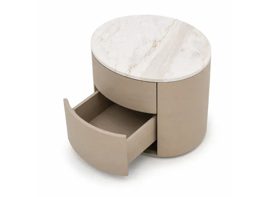 Bedside table 'Bologna' - Light Oak