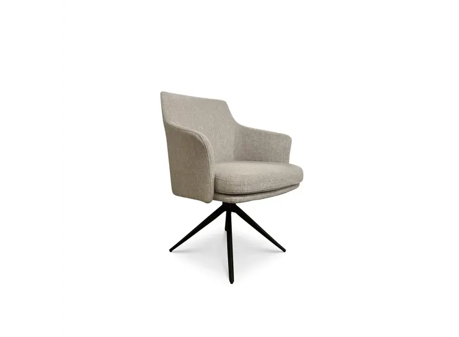 Eetkamerstoel 'Bora' - Taupe Grey