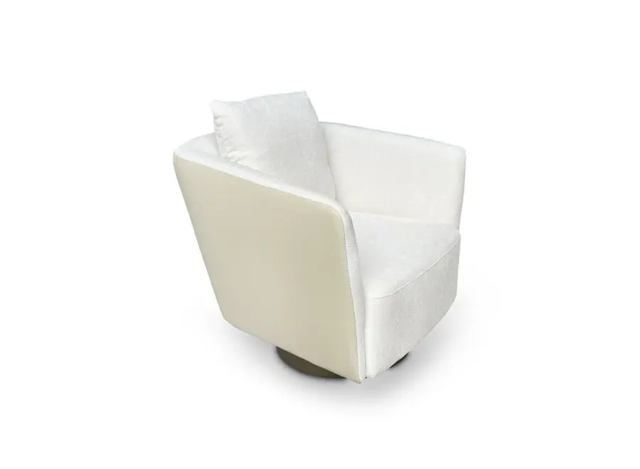 Drehsessel Borgia - Beige Leather