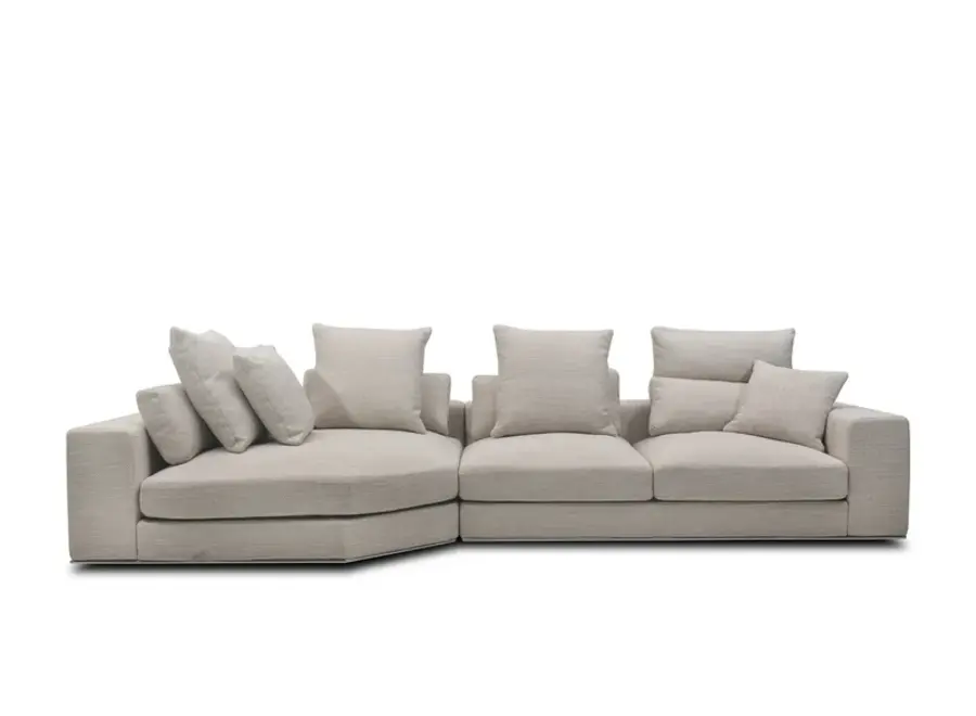 Sofa Venice - Corner - L - Taupe Weave