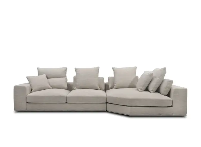 Sofa Venice - Corner - R - Taupe Weave