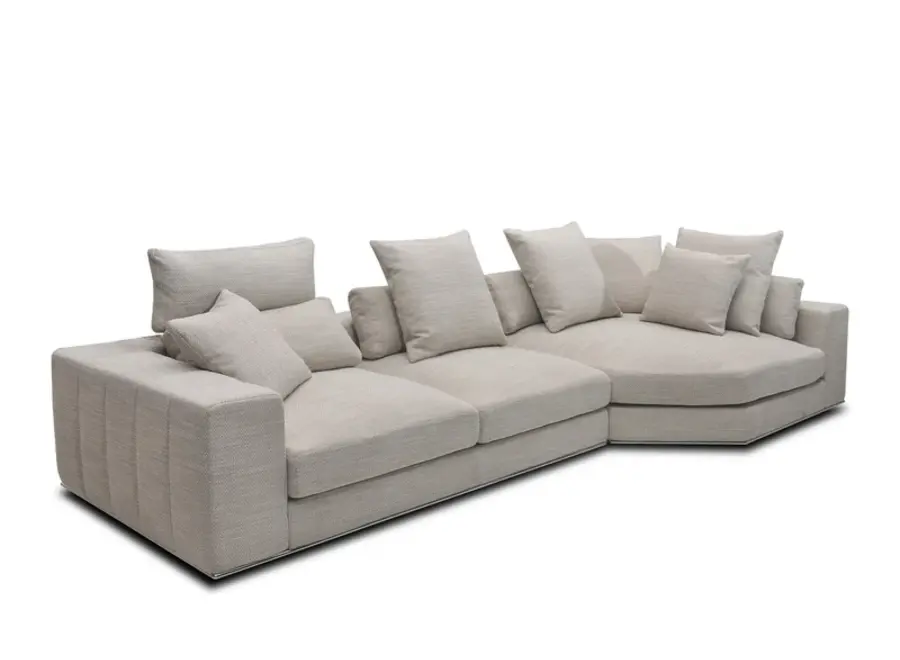 Sofa Venice - Corner - R  - Taupe  Weave