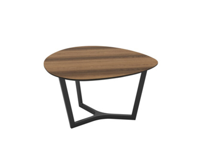 Dining table Kappa - Wood Smoked Oak Veneer - S
