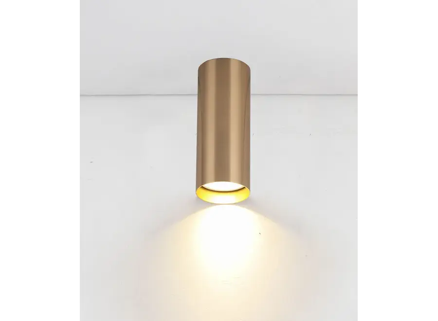 Ceiling spot Tubes - Brushed Brass