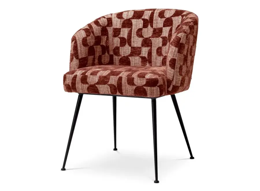 Eetkamerstoel Aiden - Carmin burgundy