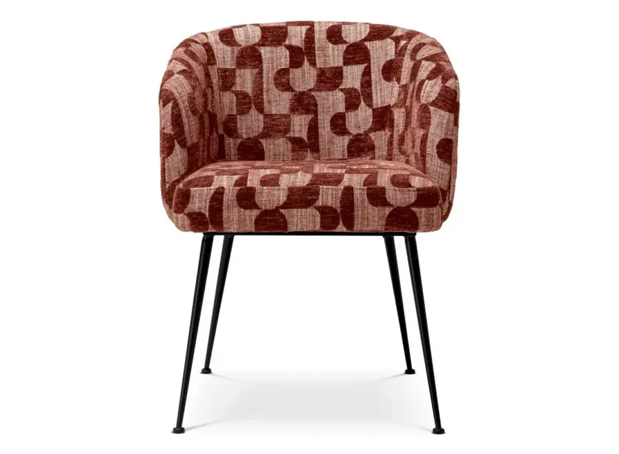 Eetkamerstoel 'Aiden' - Carmin burgundy