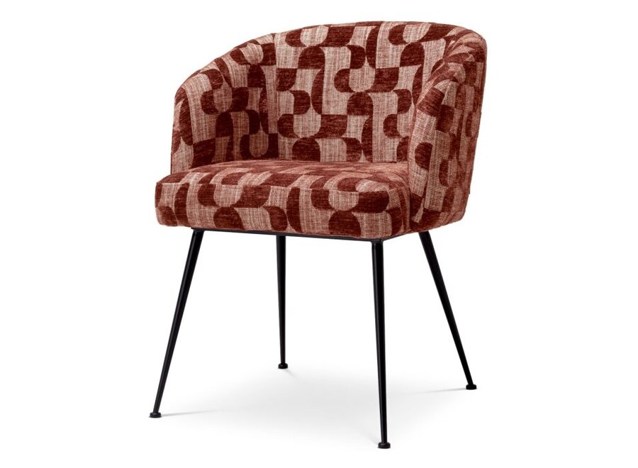 Eetkamerstoel 'Aiden' - Carmin burgundy