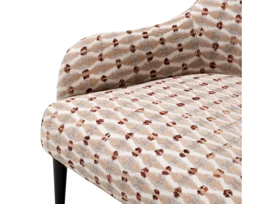 Fauteuil 'Colette' - Ariane beige orange
