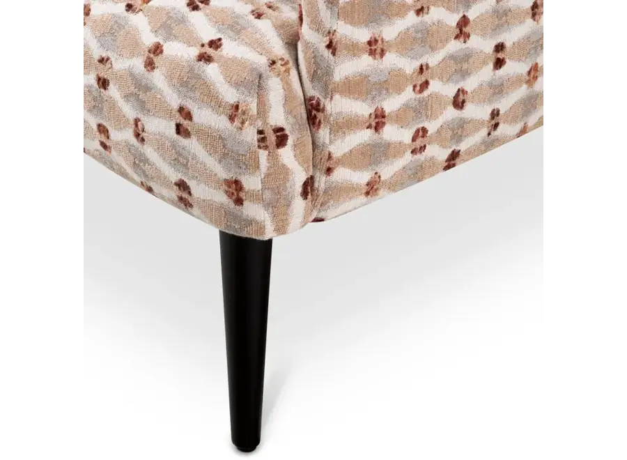 Fauteuil 'Colette' - Ariane beige orange