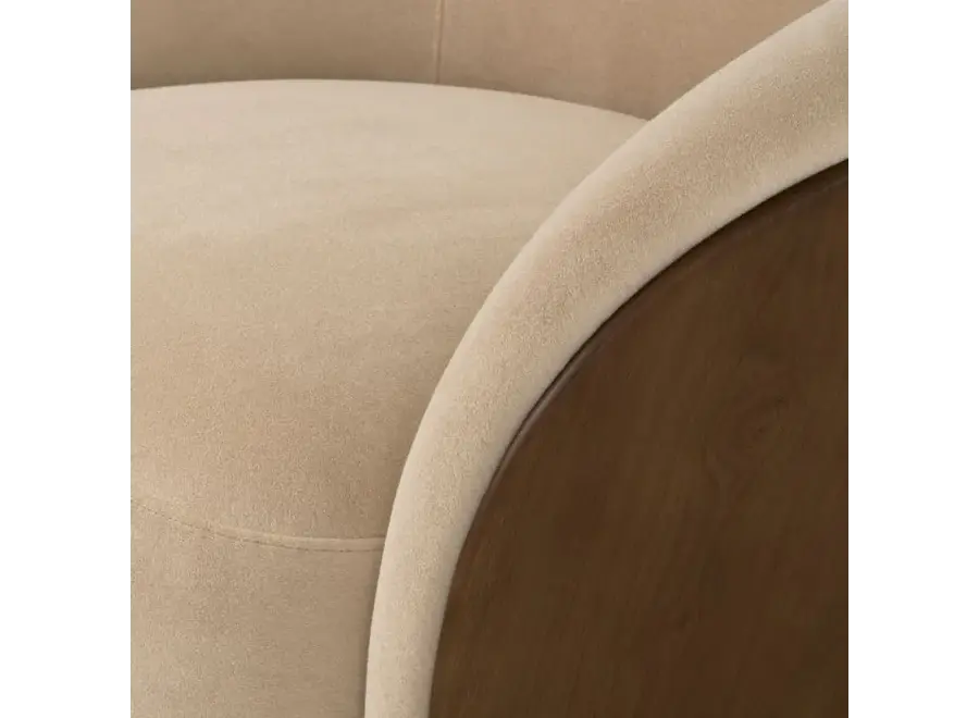 Chaise pivotante 'Camerota' - Sabino Beige