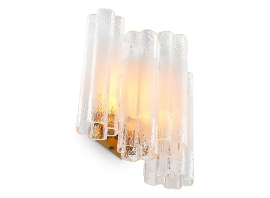 Wall lamp 'Denton' - Antique brass
