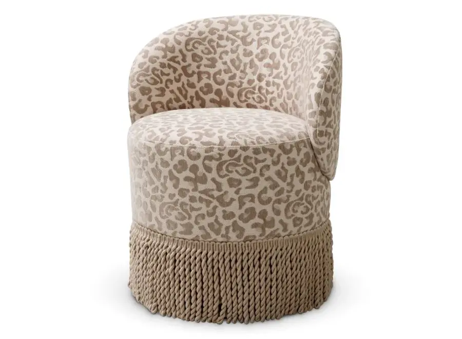 Dining Chair Greer - Harley leopard beige