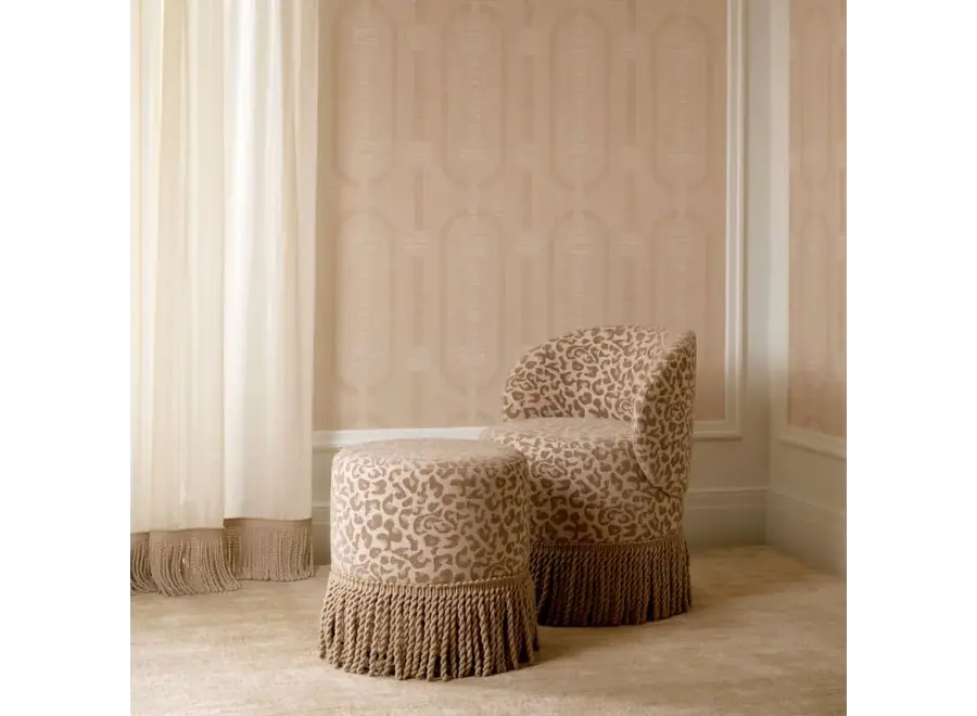 Eetkamerstoel 'Greer' - Harley leopard beige