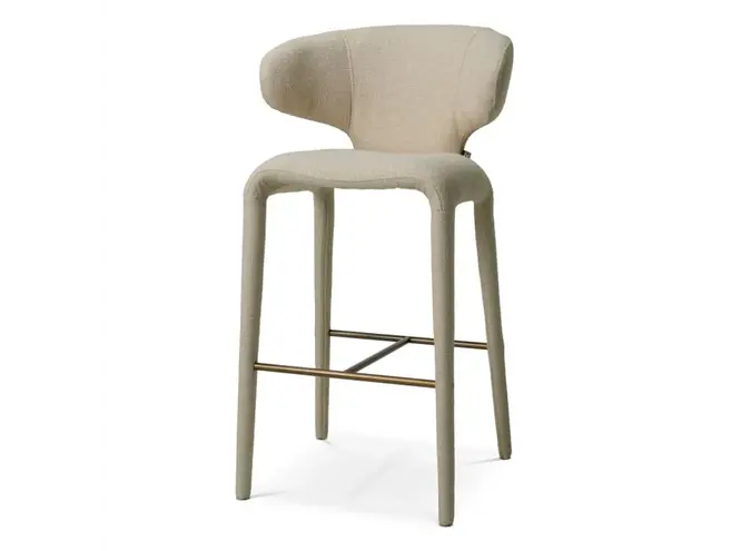 Chaise de bar Josephine - Renato Ecru