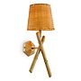 Wandlampe 'Aveline' - Rattan