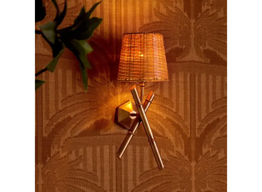 Wandlamp 'Aveline' - Rattan