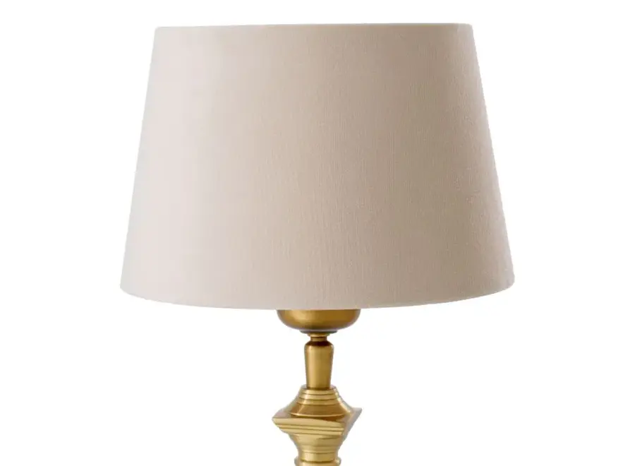 Tafellamp ‘Cologne' - S - Beige Velvet