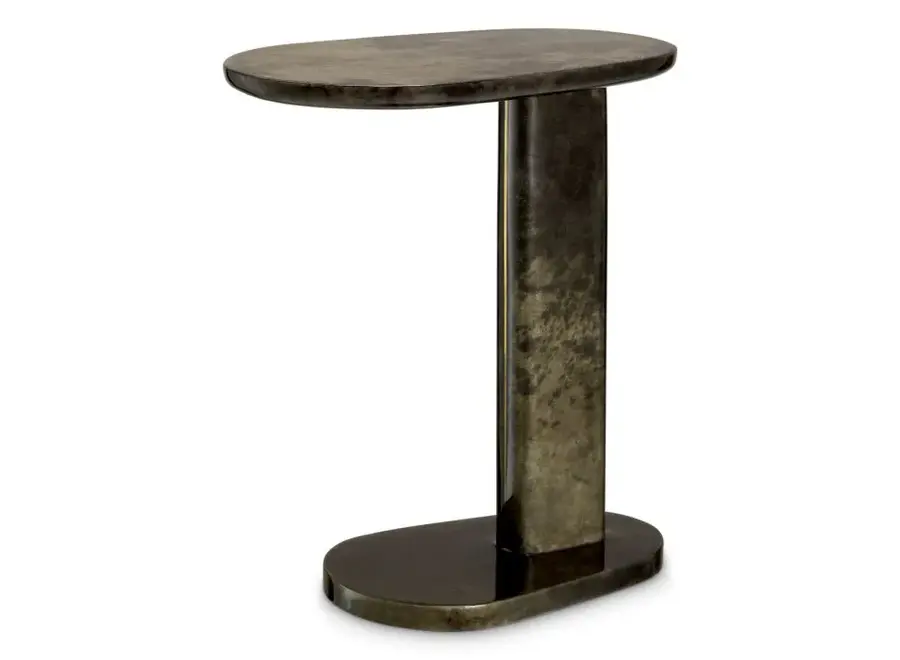 Bijzettafel 'Manuel' - Brown Leather