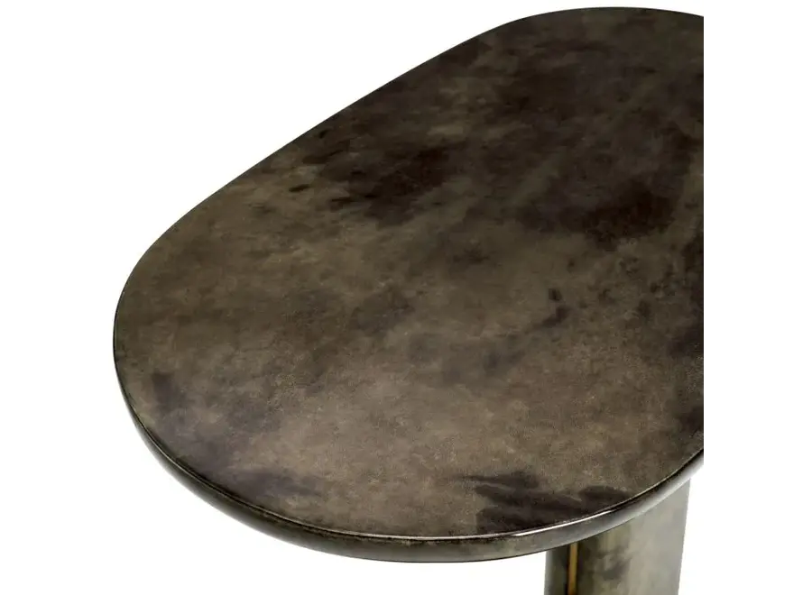 Bijzettafel 'Manuel' - Brown Leather