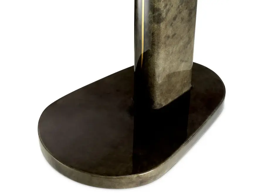 Side table 'Manuel' - Brown Leather