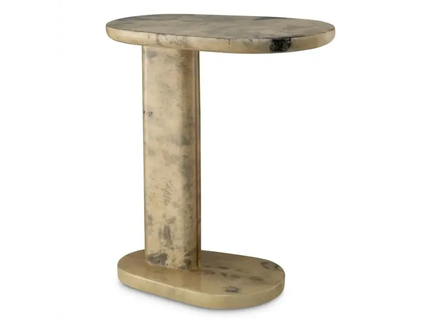 Beistelltisch Manuel - Cream Leather