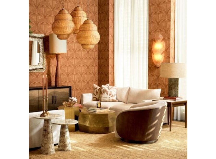 Bijzettafel 'Adriana' - S - Chocolate marble