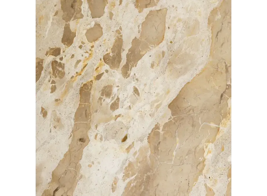 Bijzettafel 'Lerici' - Chocolate marble