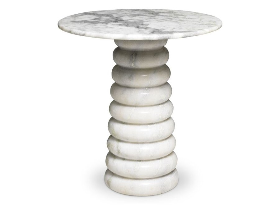 Side table Lerici - White marble