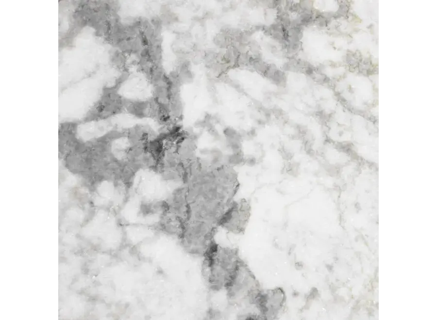 Side table 'Lerici' - White marble