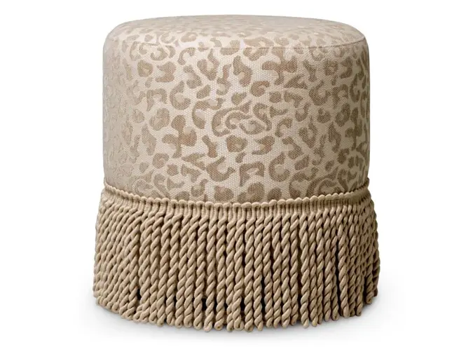Stool Greer - Harley leopard beige