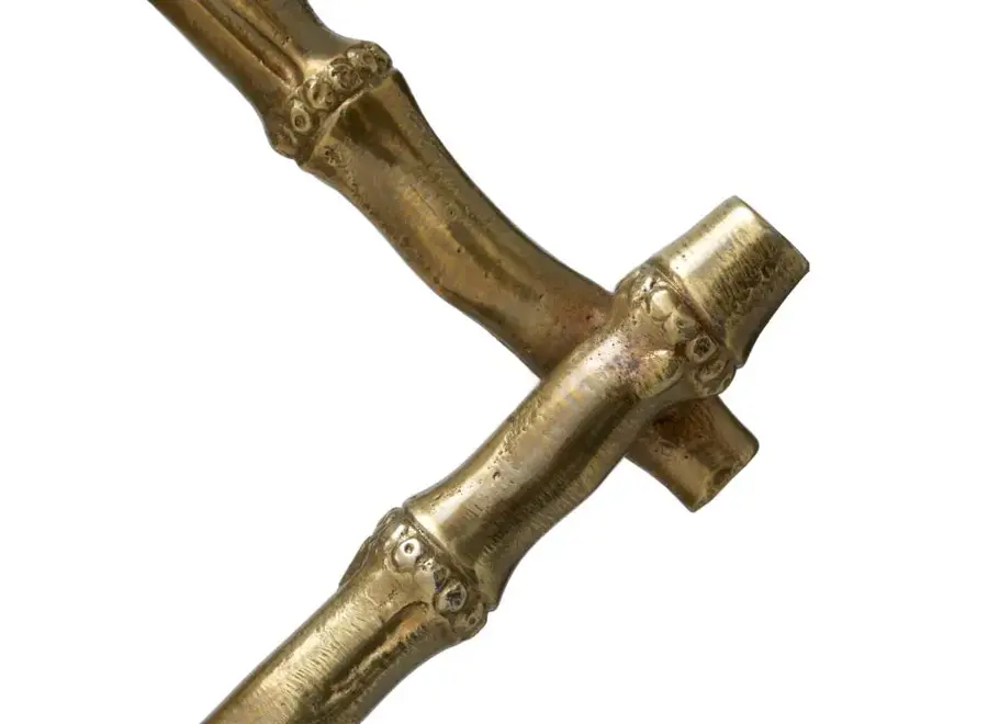 Design Weinregal 'Sassari' - Vintage brass finish