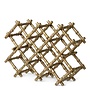Design Weinregal 'Sassari' - Vintage brass finish