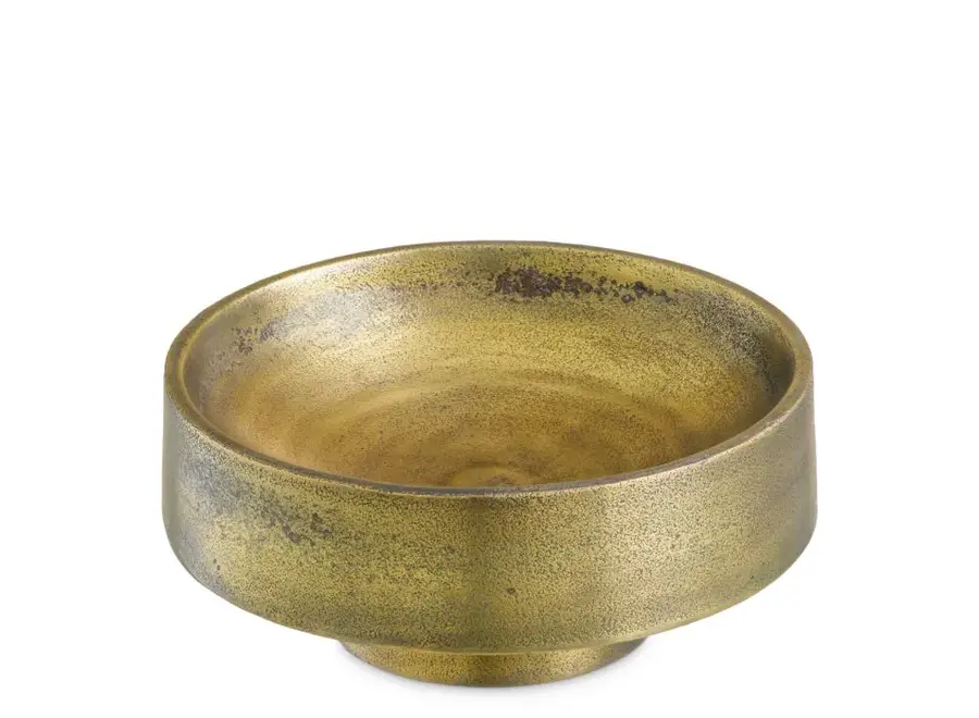 Schaal 'Santiago' - Vintage brass finish