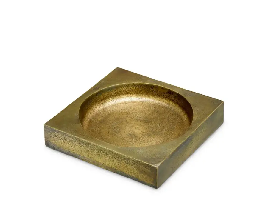 Schaal 'Boyd' - Vintage brass finish