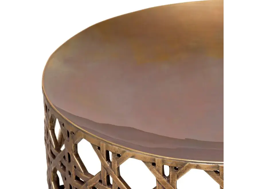 Schaal 'Dameron' - Vintage brass finish