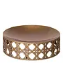 Schaal 'Dameron' - Vintage brass finish