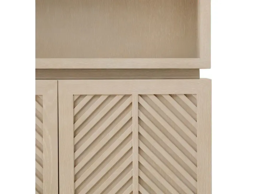Cabinet 'Elvador' - Washed oak veneer
