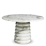 Salontafel 'Lerici' - White marble