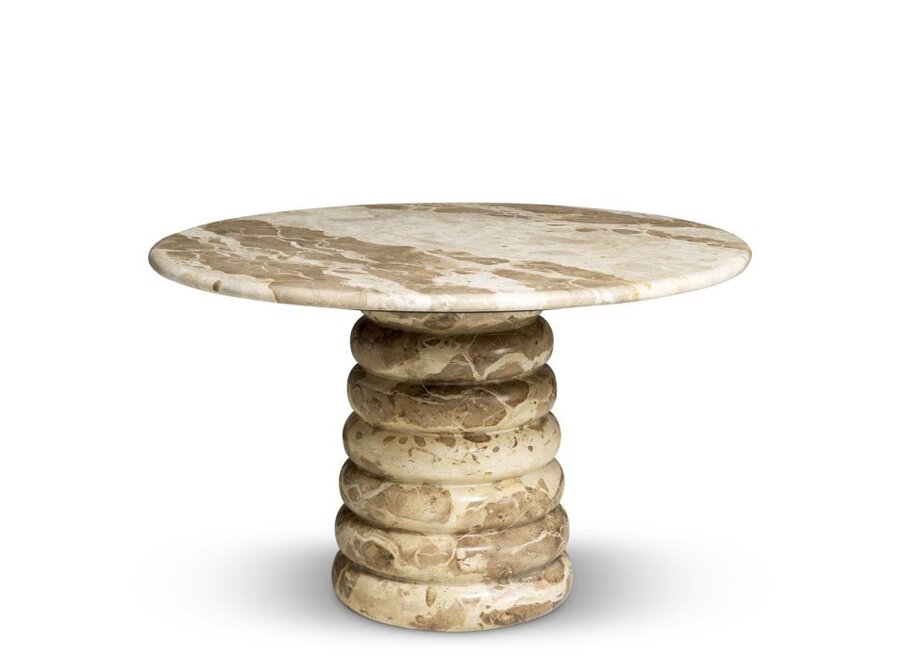 Table basse 'Lerici' - Chocolate marble
