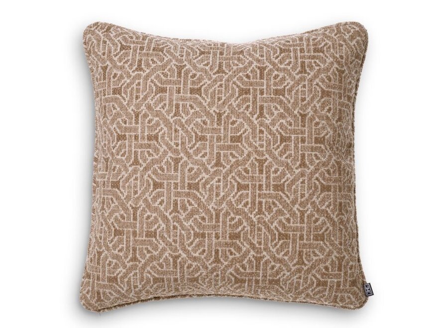 Coussin Frieze - L - Beige