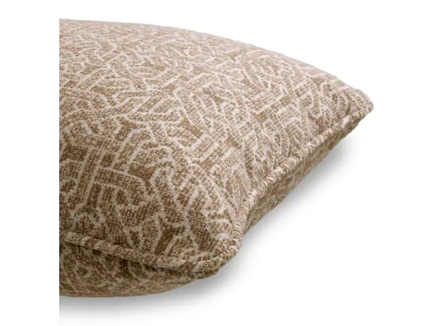 Coussin 'Frieze' - L - Beige