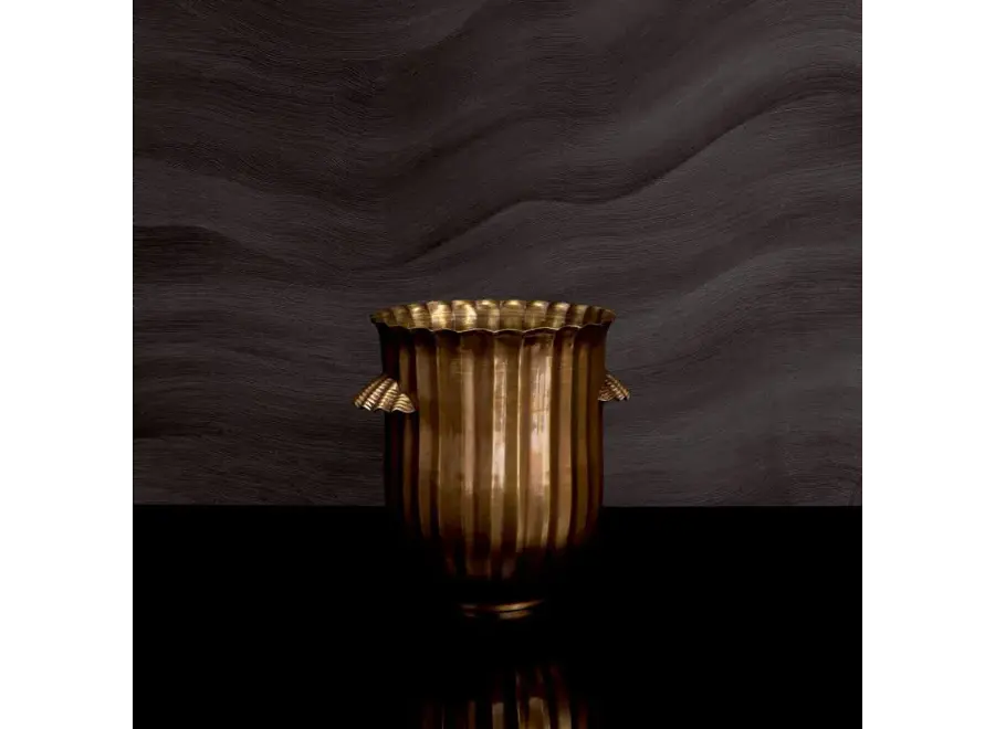 Wijnkoeler 'Sutera' - Vintage brass