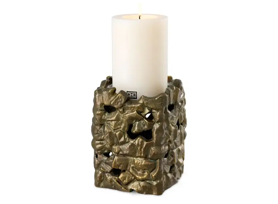 Kandelaar 'Siracusa' - L - Vintage Brass Finish