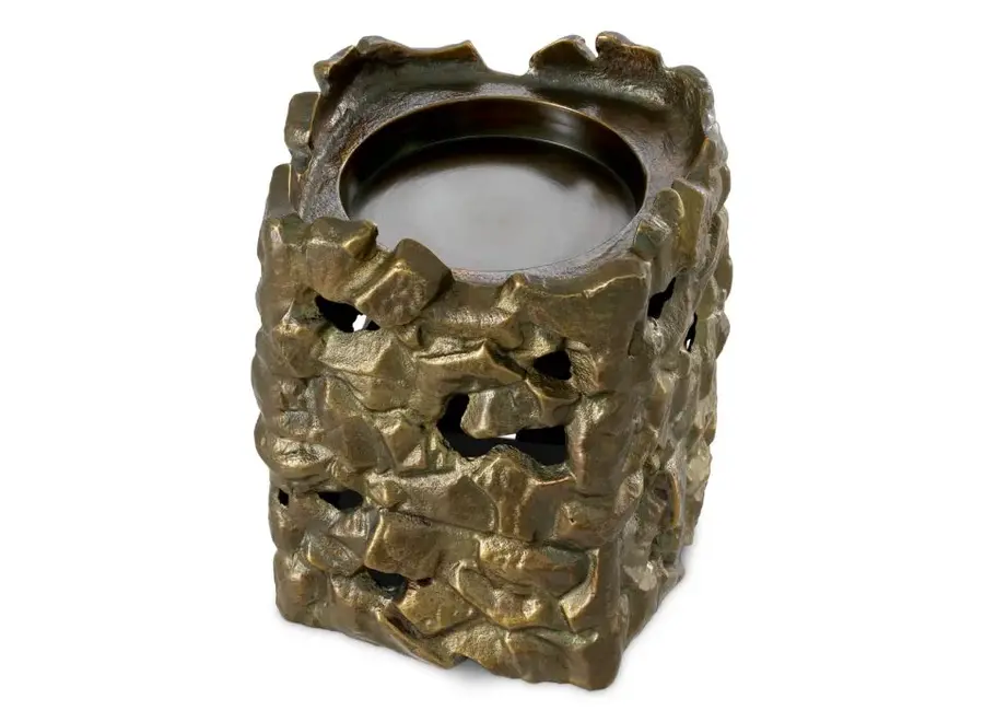 Kandelaar 'Siracusa' - L - Vintage Brass Finish
